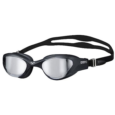 arena The One Mirror Unisex Swimming Goggles for Adults, Swimming Goggles with Large Mirrored Lenses, Anti-Fog Treatment, UV Protection, Self-Adjusting Nose Bridge, Orbit-Proof Gaskets on Sale